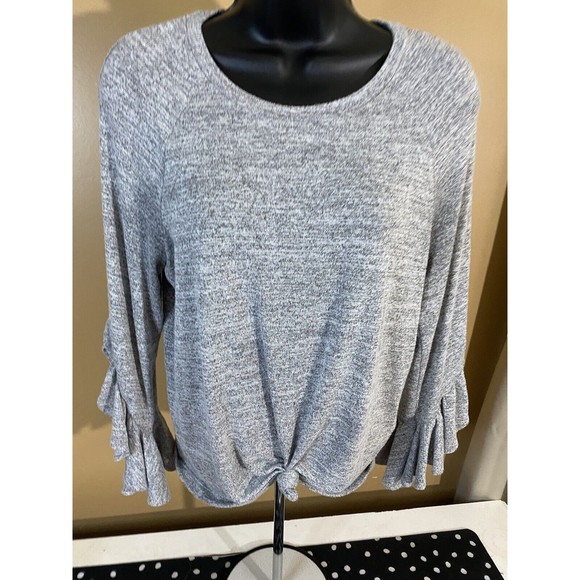 Banana Republic Women’s Gray Long Sleeve Top Size XS - Picture 2 of 16